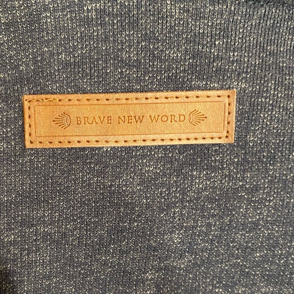 Naketano Women's Darth Vii Cowl Neck Long hoodie size L navy blue - Picture 8 of 11